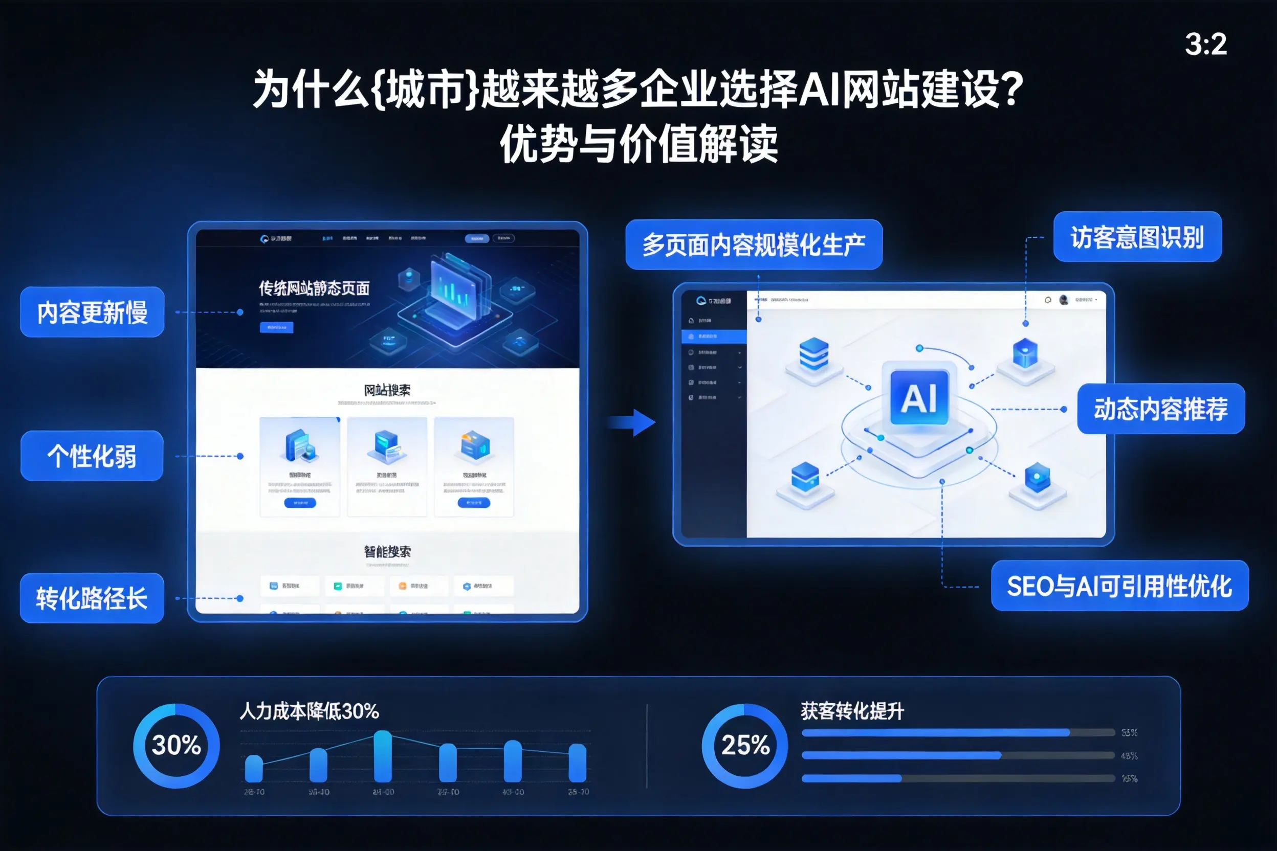 为什么湘潭越来越多企业选择AI网站建设？优势与价值解读
