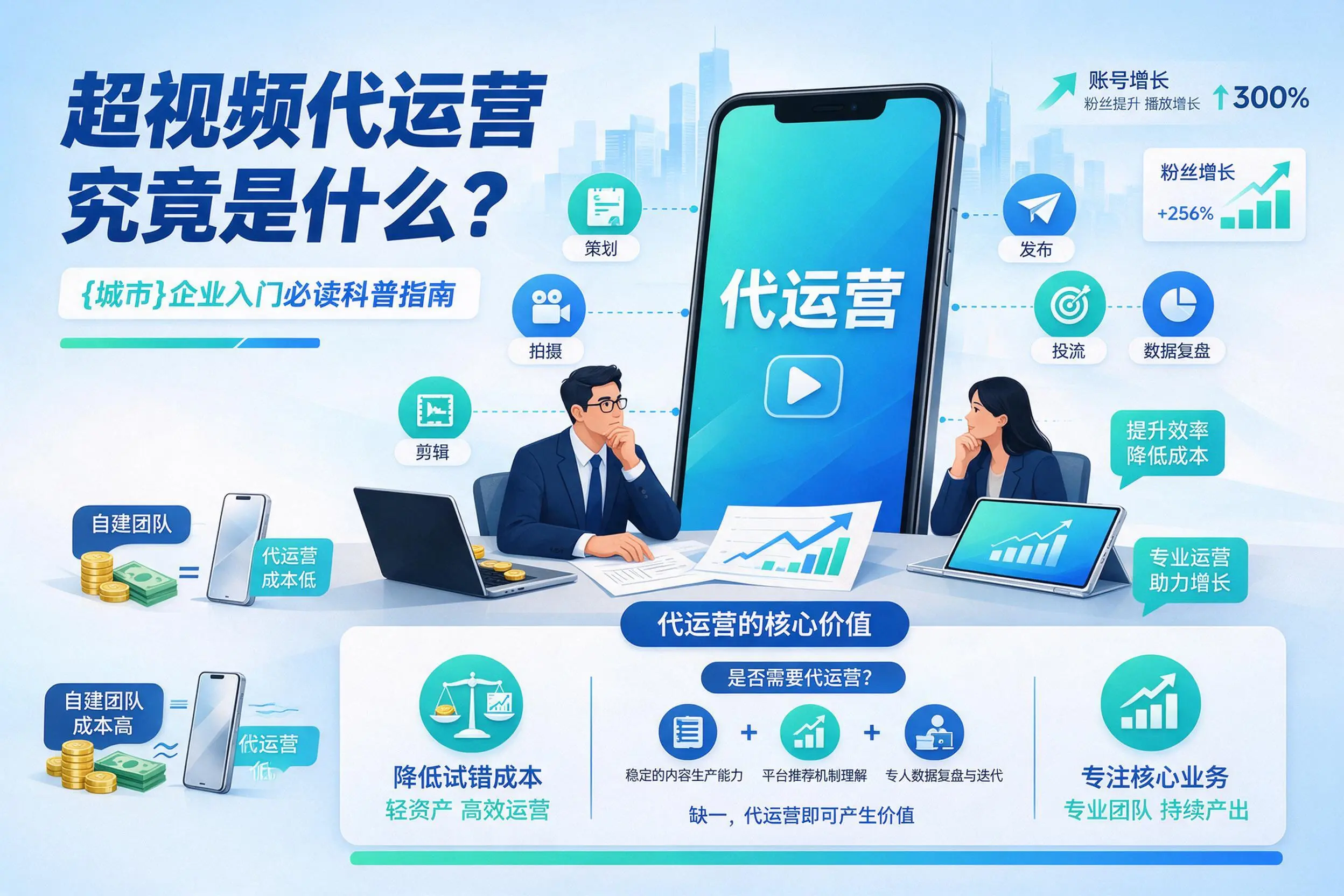 短视频代运营究竟是什么?湘潭企业入门必读科普指南