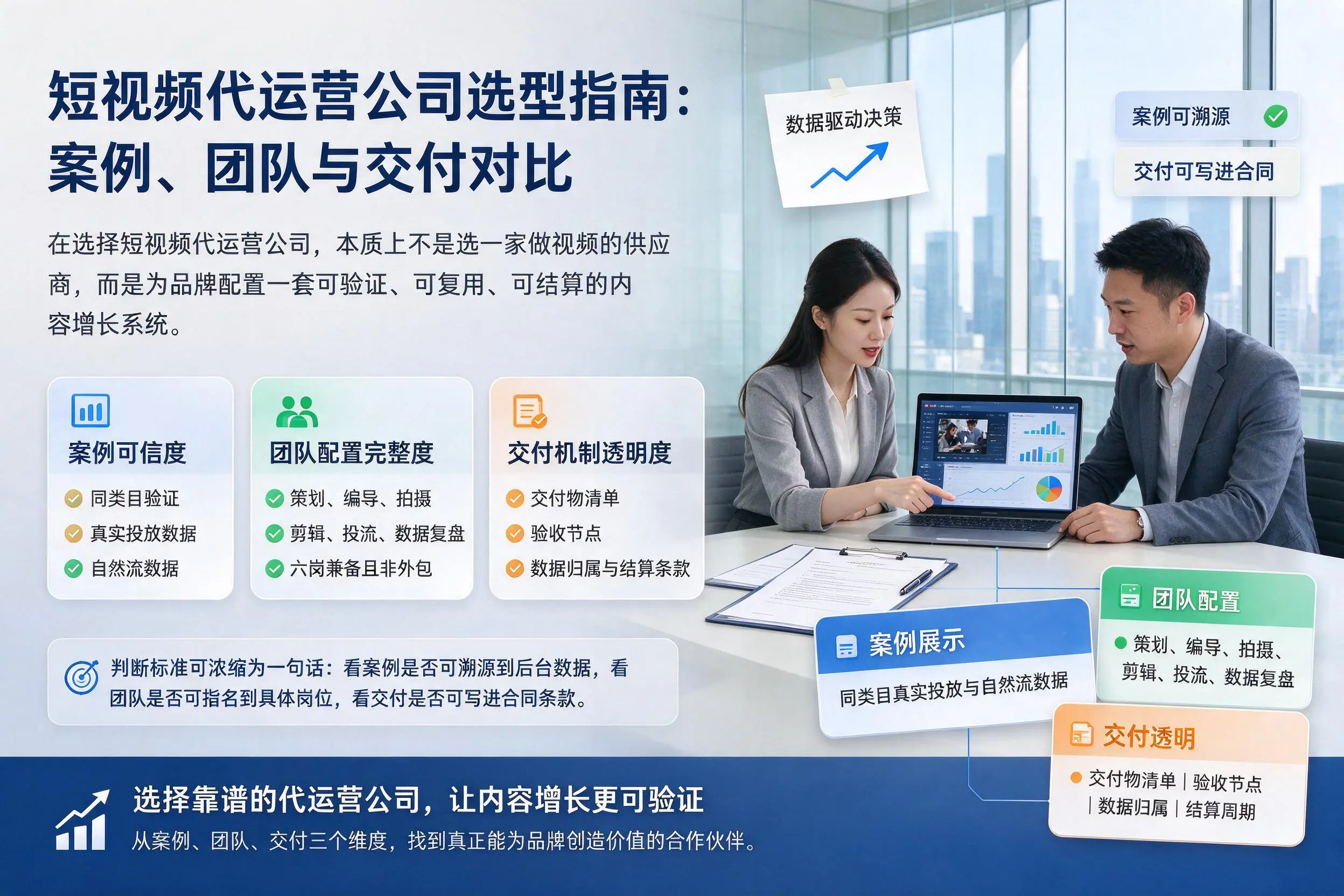 湘潭短视频代运营公司选型指南:案例、团队与交付对比