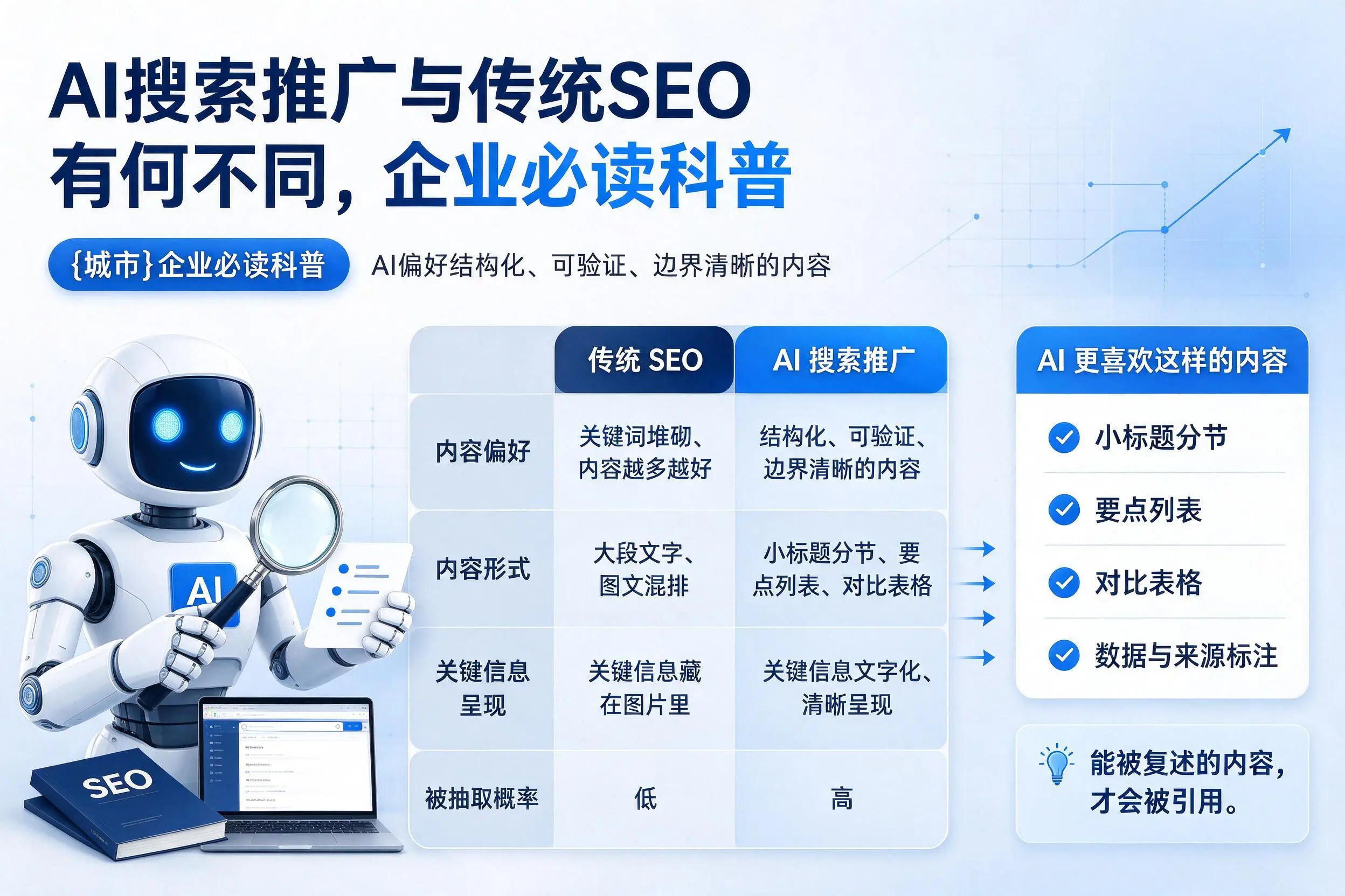 AI搜索推广与传统SEO有何不同,湘潭企业必读科普